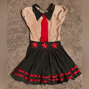 Girls Military Costume - Child Large